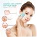 Gogogmee Silicone Face Brush Face Cleansing Brush Cleaning Scrubber Facial Cleansing Brush Face Scrubber Brush for Women Deep Face Cleaning Brush Silicone Brush Double Sided 8x6cm Green - Buy Online on GoSupps.com