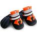 Neuwee XXL Orange Dog Shoes - Waterproof Anti-Slip Boots for Small to Large Dogs with Reflective Straps - Paw Protection - Buy Online on GoSupps.com