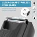 Men's Beard Trimmer - 40 Length Adjustable Professional Stainless Steel Electric Grooming Clipper for Mustache & Facial Hair Perfect Gift for Men Dads & Him - Buy Online on GoSupps.com