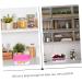 SHOWERORO 1 Set 6 Pcs Fresh Storage Lunch Box Pink Containers Plastic Fruit Storage Container Vegetable Food - Buy Online on GoSupps.com