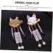 Beatifufu 1 Pair Fox Tassel Clip Dangle Tassel Hair Clip Alligator Hair Clips Chinese Tassel Hair Clip Women Tassel Hair Clip Chinese Tassel Hairpin Tassel Hairpin Tassel Barrette - Buy Online on GoSupps.com