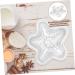 RORPOIR Food Mold Rolls Baking Tool Mold Mini Muffin Mini Baking Pans Cheesecake Pan Cake Mold 3D Bread Pan Celebrity 14X14X4CM Silver - Buy Online on GoSupps.com