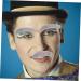 Hakidzel Adult Cosplay Set - Funny Old Man Fake Mustache & Glue-On Eyebrows for Halloween Costume - Buy Online on GoSupps.com