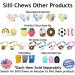 Silli Chews Girls Teething Ring Donut | Pink Silicone Baby Teether - Buy Online on GoSupps.com