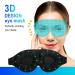 3D Blackout Sleep Mask for Women Men - Adjustable Straps - Peony Flower Design - Buy Online on GoSupps.com