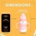 Yes Boo Toddler Spill Proof Silicone Sippy Cup (Pink) - YB002-2 - Buy Online on GoSupps.com