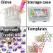 Hotfix Rhinestone Applicator Kit with 19 Color Gems and Templates - Pink Bedazzler Tool for Clothes and Crafts - Buy Online on GoSupps.com