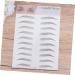 FRCOLOR 2pcs 3d Eyebrow Stickers Waterproof Suit Makeup Stickers Eyebrow Tools Makeup Tools Man - Buy Online on GoSupps.com