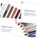 BELLIFFY 12pcs Pearlescent Eyeshadow Pencil Shimmer Eyeliner Waterproof Eyeshadow Glitter Crayons Wood - Buy Online on GoSupps.com