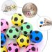 Molain Foam Sponge Balls Cat Toy 10 Pieces Soccer Cat Balls Large Cat Toy Balls Cat Play Toy Cats Interactive Ball Toy Indoor Outdoor 4 cm blue pink yellow green - Buy Online on GoSupps.com