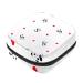 Portable Menstrual Pad Bags Large Capacity Sanitary Napkin Storage Bag First Period Kit for Girls Women Zipper Nursing Pad Holder Panda & Love Pattern White Multi-colored 6