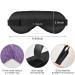 Haskirky Light Blocking Eye Mask - Breathable & Adjustable for Adults | Ideal for Travel, Yoga & Meditation - Purple Mandala Design - Buy Online on GoSupps.com