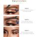 Eyebrow Pencil 4-Point Fork Tip Waterproof Eyebrow Pencil Smudgeproof Eyebrow Pencil Long Lasting Natural (3) - Buy Online on GoSupps.com