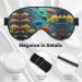 Colorful Fishes Print Unisex Sleep Eye Mask | Soft Comfort Eye Shade for Travel Yoga & Shift Work - Buy Online on GoSupps.com