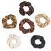 Yunshengmy Scrunchies for Women Premium Velvet Scrunchy for Hair Solid Color Elastic Thick Bands Stylish Scrunchie for Teens Scrunchies for Girls Ponytail Holders