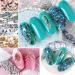5000 pcs Colorful Nail Art Rhinestones Kit with Tweezers and Brush - Multicolor Gems Design Set - Buy Online on GoSupps.com