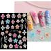 JMEOWIO 3D Embossed Flower Nail Art Stickers Decals Self-Adhesive 5D Spring Summer Floral Butterfly Pink White Nail Supplies Nail Art Design Decoration Accessories 4 Sheets - Buy Online on GoSupps.com