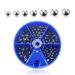 Aivoro fishing lime 100 pieces of lead blast shot lime fishing with storage box removable lead weight fishing 5 sizes lead grain range socket (0.3g/0.6g/0.6g/1g)