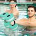 Timoo Aquatic Dumbbells Set - Pool Resistance Water Weights for Aerobics, High-Density EVA-Foam, Cyan (Set of 2) - Buy Online on GoSupps.com