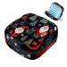 Women bands storage bag menstrual cup pocket girl travel big capacity make-up women bandage organizer a Merry Christmas pattern color 3 1 count (pack of 1)