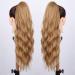 Ponytail Extensions Wavy Fluffy Synthetic Ponytail Hairpiece Natural Soft Daily Use Synthetic Ponytail Extensions for Women Long for Women(Color:Blonde) - Buy Online on GoSupps.com