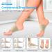 4 Pair Plantar Fasciitis Relief Arch Support - Gel Pads & Compression Sleeves for Flat Feet (Men & Women Size L White) - International Shipping Available - Buy Online on GoSupps.com
