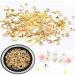 4 Boxes Nail Studs Gems Rhinestones Metal Moon Star Shaped AB Color Pearls 3D Nail Art Charms - Buy Online on GoSupps.com