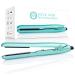 JOYA MIA Diva 1" Ceramic Hair Straightener - Portable Lightweight & Compact Flat Iron with Rubberized Coating & Automatic Shut-Off Travel-Friendly for All Hair Types - Heats Up to 450F Teal