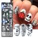 Beiling Halloween Nail Stamping Kit - Ghost, Pumpkin, Skull, Bone Patterns, 8 Piece Set - Buy Online on GoSupps.com