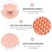 HEALLILY Baby Bath Silicone Brush for Gentle Scalp Massage and Cradle Cap Care - Pink - Buy Online on GoSupps.com