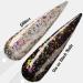Sparkle Holographic Chameleon Glitter Dip Powder Nail Kit | 6 Colors + Opal Foils | Easy for Starters | Perfect for White & Black Nail Art | SG063 - Buy Online on GoSupps.com