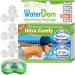 Waterdam swimming earplugs waterproof ultra-comfortable prevent swimmer ears (size 3 + 3 + 3: medium-sized ear for men and large ears teenagers women (clear clear) 1 piece (1 Pack) size 3: clearly clear clear