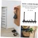 LABRIMP Towel Hooks Nail Door Hook Hat Hooks Household Hat Hook Door Coat and Hat Hook Wall Hanging Cartoon 45X36.5X3CM Black - Buy Online on GoSupps.com