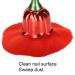 Nail Dust Brush - Elegant Rose Makeup Loose Powder Blush Brush for Nail Cleaning | Green Stick Red Bottom | International Shipping Available - Buy Online on GoSupps.com