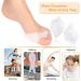 Hallux Valgus Toe Spreader - Silicone 3-Toe Gel Corrector Soft Elastic Non-Slip Universal Size (1 Pair) - Effective Relief for All Toes - Buy Online on GoSupps.com