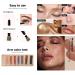 Highlighter Stick Eyeshadow - Multi-Color Waterproof Cream Eye Shadow for Brown Eyes - Makeup 07 Brown - Buy Online on GoSupps.com