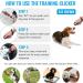 Dogs Clicker 2 Pcs Diyife Clickers for Dog Training with Wrist Strap Clicker Training for Dog Puppy Cat 2 pack Black&white - Buy Online on GoSupps.com