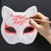Diy Unpainted Masquerade Masks - 5pcs Unfinished Blank Paper Masks for Creative Painting - Buy Online on GoSupps.com