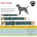 Yudote Soft Dog Collar for Large Dogs | Natural Cotton Fabric | Sensitive Skin Friendly | British Racing Green (1-Pack) - Buy Online on GoSupps.com