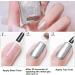 Glitter Silver Nail Polish Quick Dry Long Lasting Shimmer Nail Varnish Sparkle Metallic Effect No UV Needed Nail Paint Nail Polish Art Manicure Gifts for Women Girls DIY Home(10ML) - Buy Online on GoSupps.com
