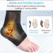 Ankle Brace for Sprained Ankle - Compression Support Sleeve for Achilles Tendonitis & Foot Pain Relief | Unisex Wrap with Strap for Torn Ligaments & Sprains - Buy Online on GoSupps.com
