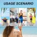 Factor 50 Sun Cream - Hyaluronic Acid Sunscreen Spf 50 with vitamin C - Summer Sun protection - Even Skin Color Not Sticky Lightweight Breathable - Anti-Ageing Sun Cream for Daily UVA UVB Visible - Buy Online on GoSupps.com