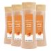 Amazon Basics Silky Smooth Body Wash, Peach and Orange Blossom Scent, 18 Fluid Ounces, Pack of 4