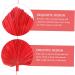 Alipis Simulated Cattail Fan Wedding Layout Palm Leaf Dried Palm Spears Home D cor Vase Art Ornament Faux Plant Italian Ruscus Woven Hand Held Fan Decor Fans Palm Leaves Hamster Monstera Red 50x28cm - Buy Online on GoSupps.com