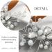 Ushiny Crystal Bride Wedding Hair Pin Silver Pearl Hair Clip Rhinestone Stylist Hair Accessories for Women and Girls - Buy Online on GoSupps.com