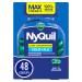 NyQuil Ultra Concentrated Cold and Flu Medicine Nighttime Relief for Cough Sore Throat Fever Congestion Easy to Swallow Easy to Open Bottle 48 LiquiCaps