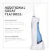 ToiletTree Oral Irrigator by Poseidon - Portable Cordless Water Flosser with Charging Cradle - White | Best International Shipping - Buy Online on GoSupps.com