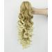 IMISSU Long Curly Claw Ponytail Clip On Hair Extension Pony Tail Hair Piece (Ombre Blonde 27T613) - Buy Online on GoSupps.com