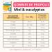PROPOLIA - Propolis Honey & Eucalyptus gums - Soothes the throat clear the nose and freshens breath - Dietary supplement - 100% natural - Made in France - 45g - Buy Online on GoSupps.com