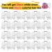 CEELGON 20 Pcs White Cheer Bows - Large 8 Inch Hair Bows for Breast Cancer Awareness - Perfect for Toddler Girls, Teen Cheerleaders, Softball Teams - Bulk Pack - Buy Online on GoSupps.com